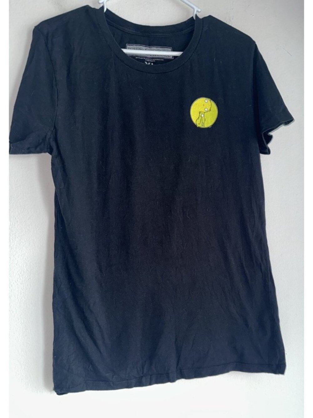 ThinkGeek Bob's Burgers T-shirt Kuchi Kopi Swirl Ying Yang Sz XL Black Louise
